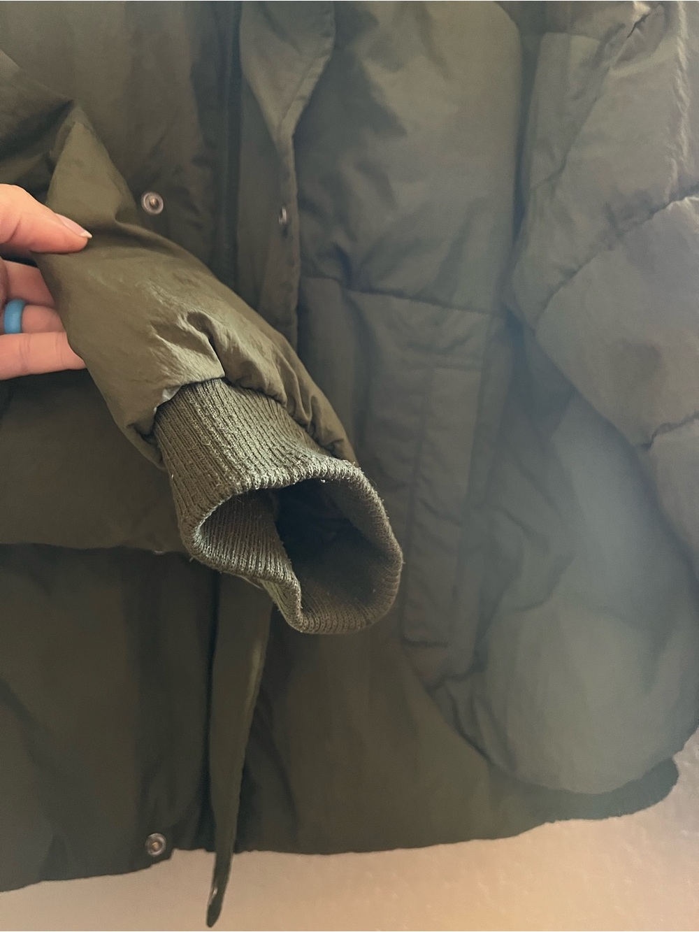 Free People Olive Puffer Jacket - Picture 6 of 6